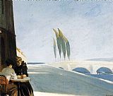 Edward Hopper Canvas Paintings - Le Bistro or The Wine Shop